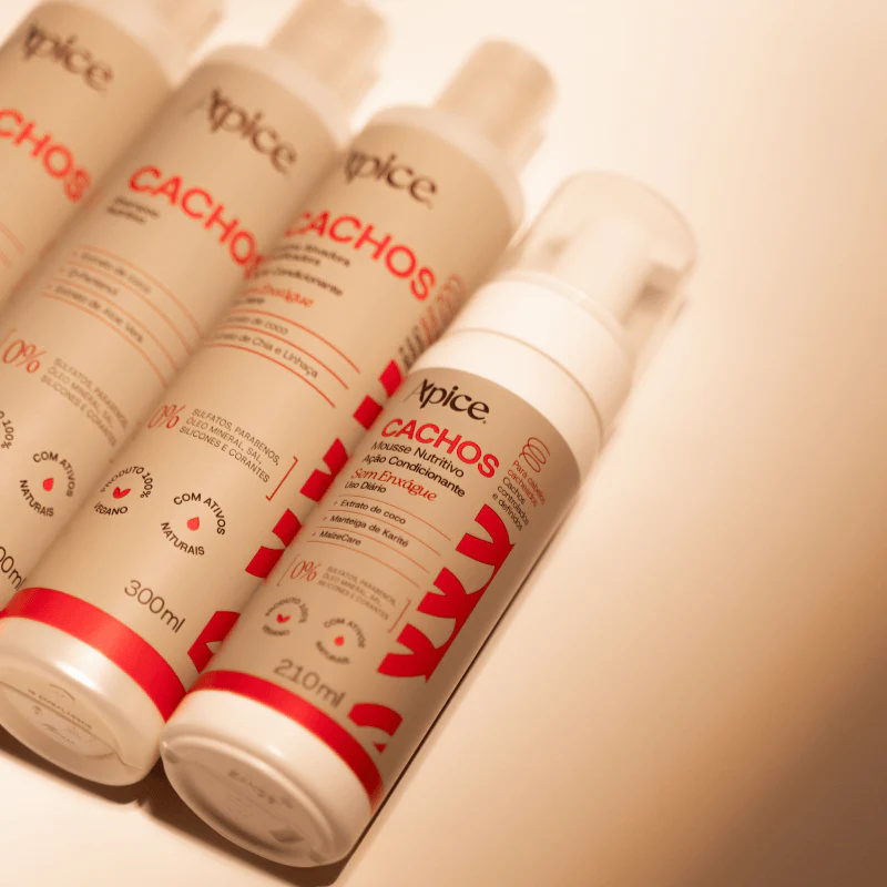 Mousse Nutritivo Cachos Essence 210 ml - Low Poo - Image 4