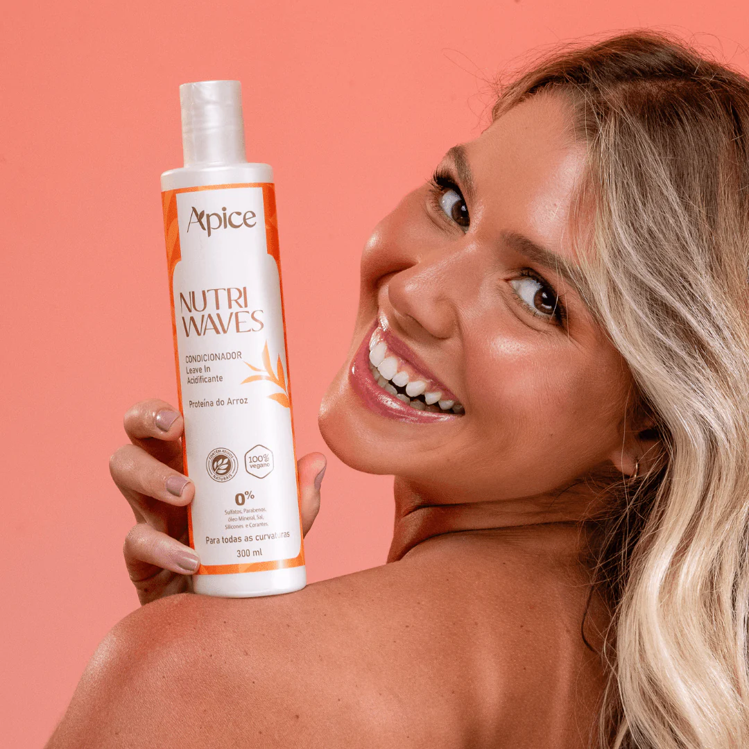 Condicionador Acidificante e Leave In Nutri Waves 300ML - Image 3