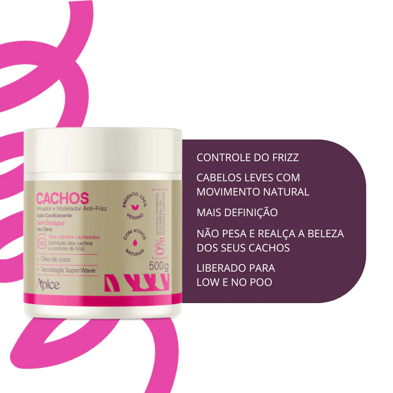Kit Cachos - Shampoo, Condicionador, Máscara e Ativador (4 ITENS) - Image 7