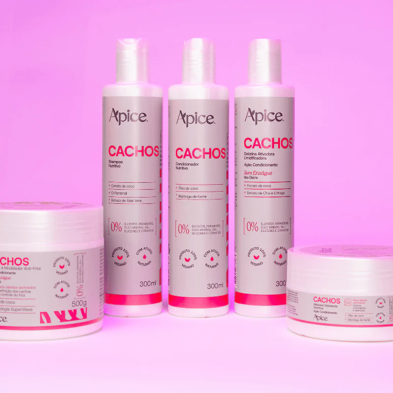 Kit Cachos Essence - Shampoo, Condicionador, Gelatina, Ativador e Máscara (5 ITENS) - Image 9