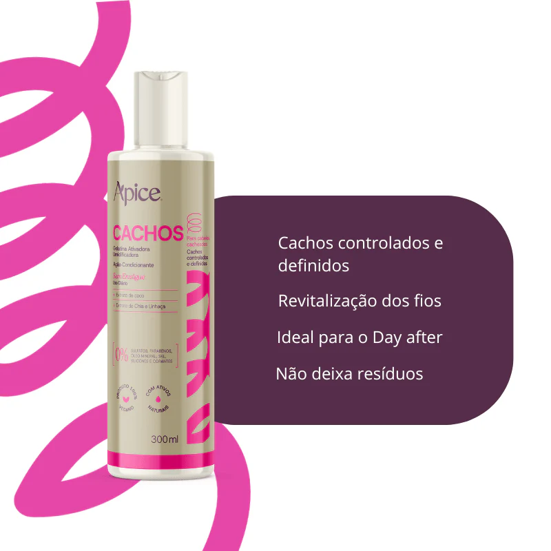 Kit Cachos - Shampoo, Condicionador, Gelatina, Máscara e Ativador (5 ITENS) - Image 7