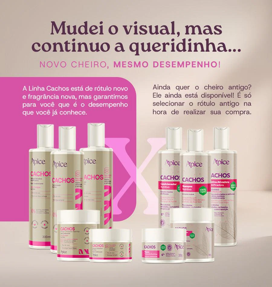 Kit Cachos Essence - Shampoo, Condicionador, Gelatina, Refil Ativador e Máscara (5 ITENS) - Image 4