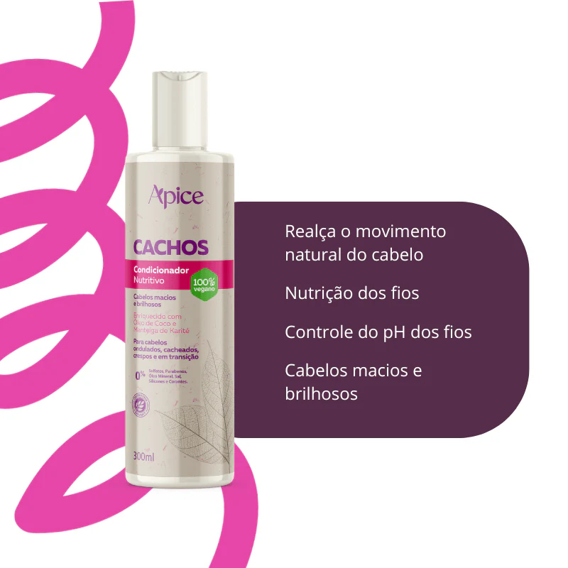 Kit Cachos - Shampoo, Condicionador, Gelatina, Máscara e Refil Ativador (5 ITENS) - Image 5