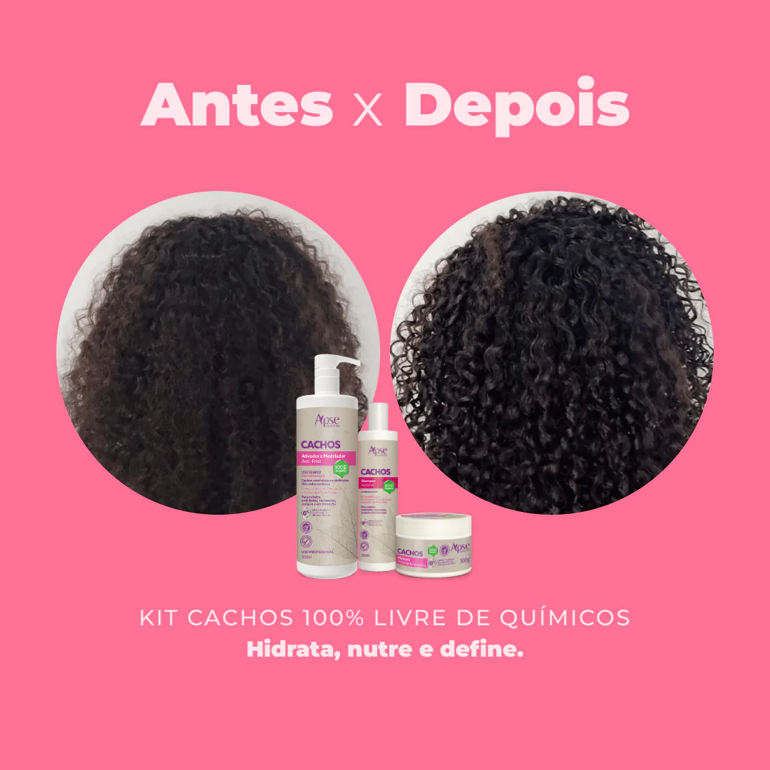 Kit Cachos - Shampoo, Máscara e Ativador de Cachos (3 itens) - Image 2