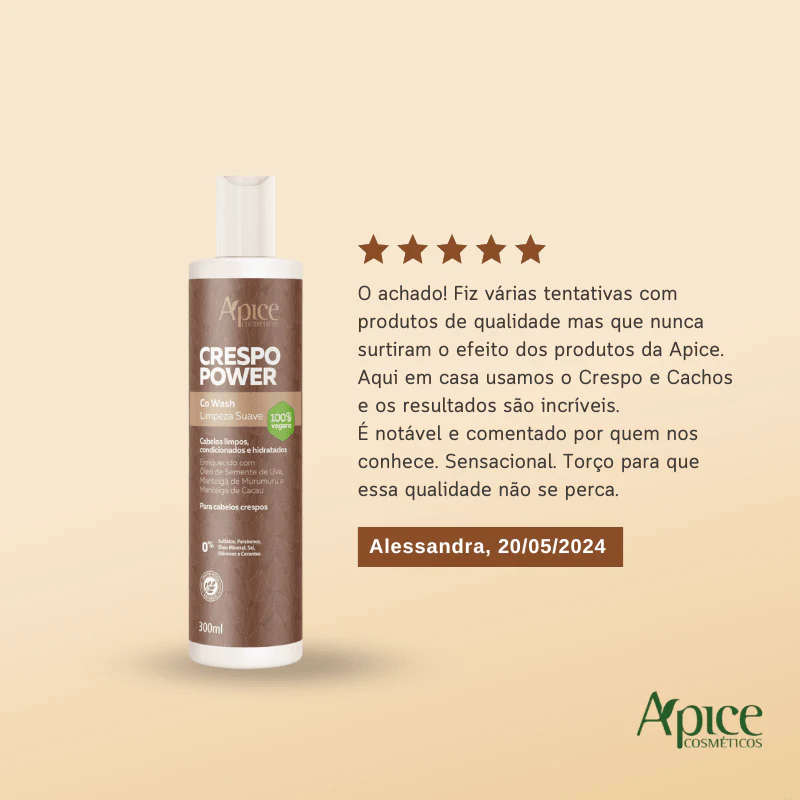 Co Wash Limpeza Suave Crespo Power 300ml - Image 5