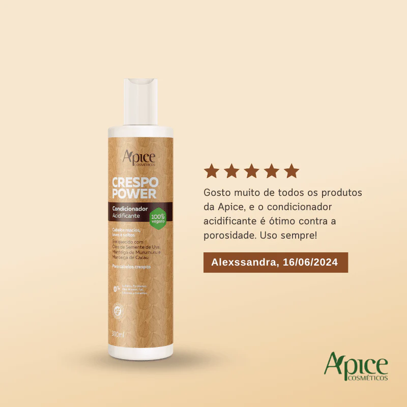 Condicionador Crespo Power Acidificante 300ml - Image 4