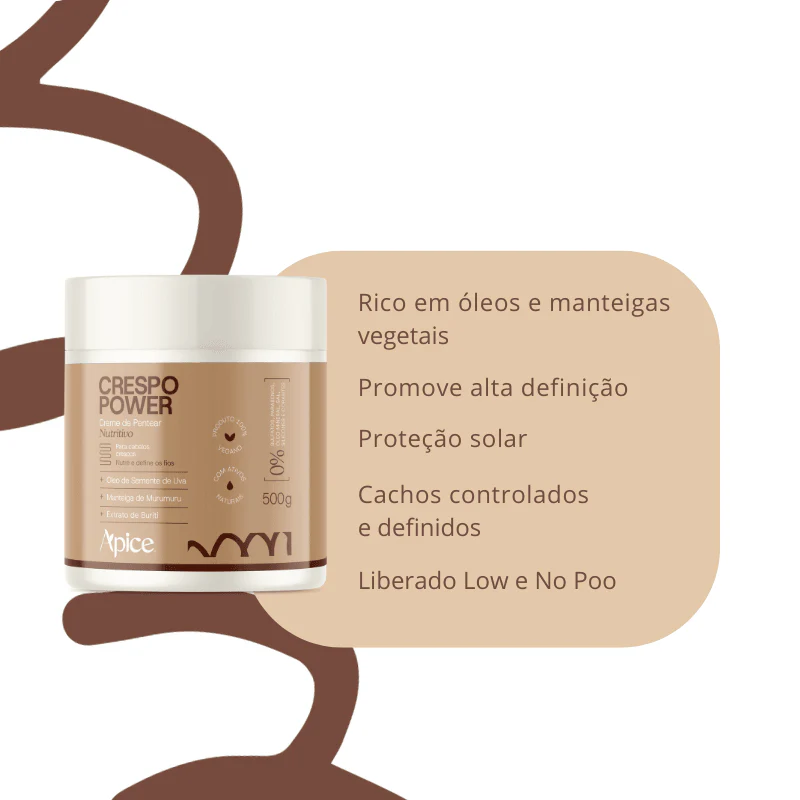 Kit Crespo Power - Co Wash, Shampoo, Condicionador, Máscara, Creme de Pentear, Gelatina, Mousse e Manteiga (8 itens) - Image 8