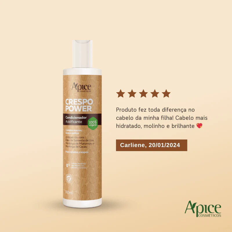 Condicionador Crespo Power Acidificante 300ml - Image 5