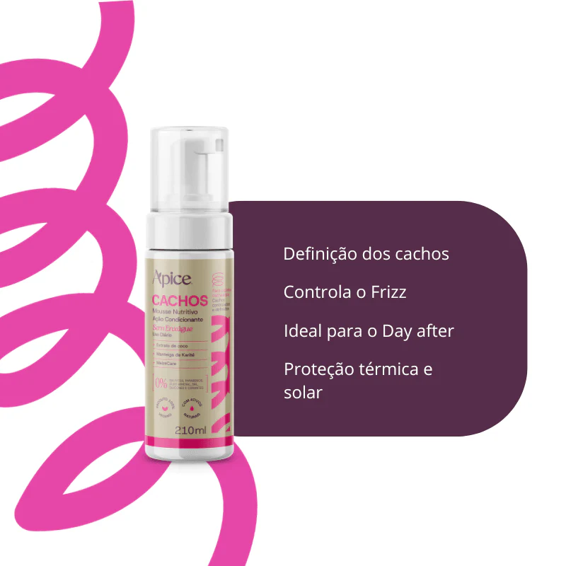 Mousse Nutritivo Cachos Essence 210 ml - Low Poo - Image 2