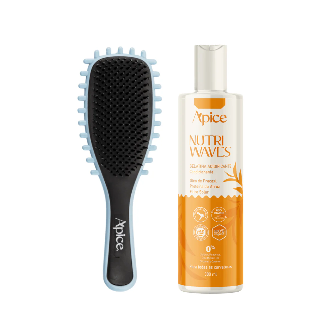 Kit Fitagem Nutri - Escova Azul e Gelatina