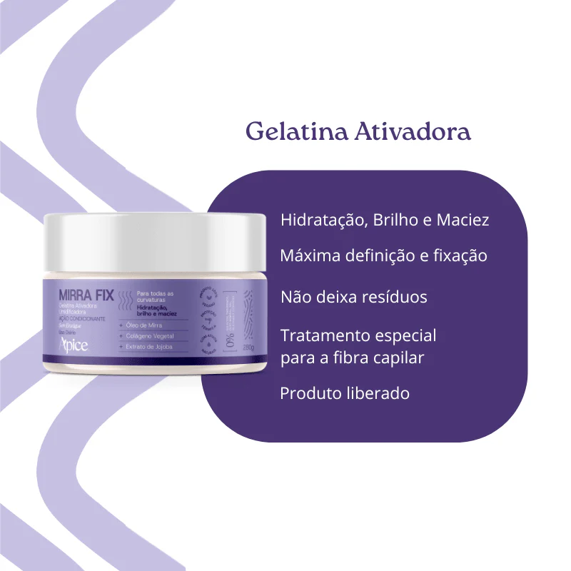 Gelatina Fixadora Mirrafix 280g - Image 2