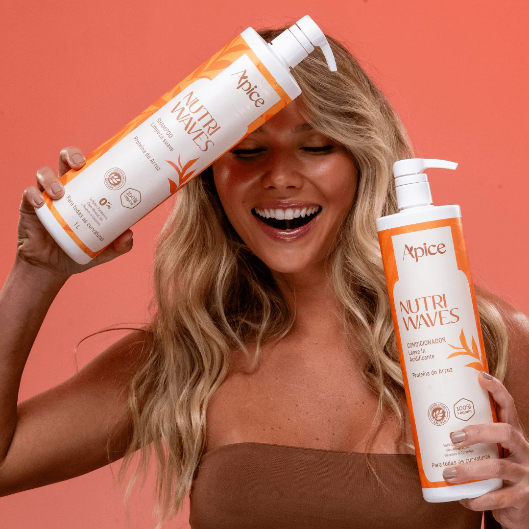 Kitão Onduladas Nutri Waves Higienização - Shampoo e Condicionador (2 itens) - Image 3