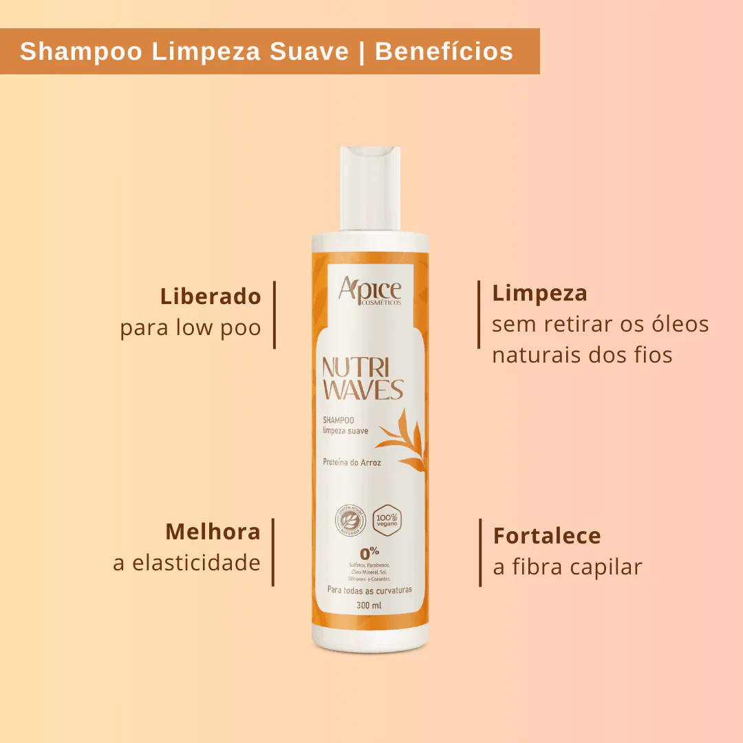 Kitão Onduladas Nutri Waves Completo - Shampoo, Condicionador, Creme de Pentear, Gelatina e Máscara (9 itens) - Image 7