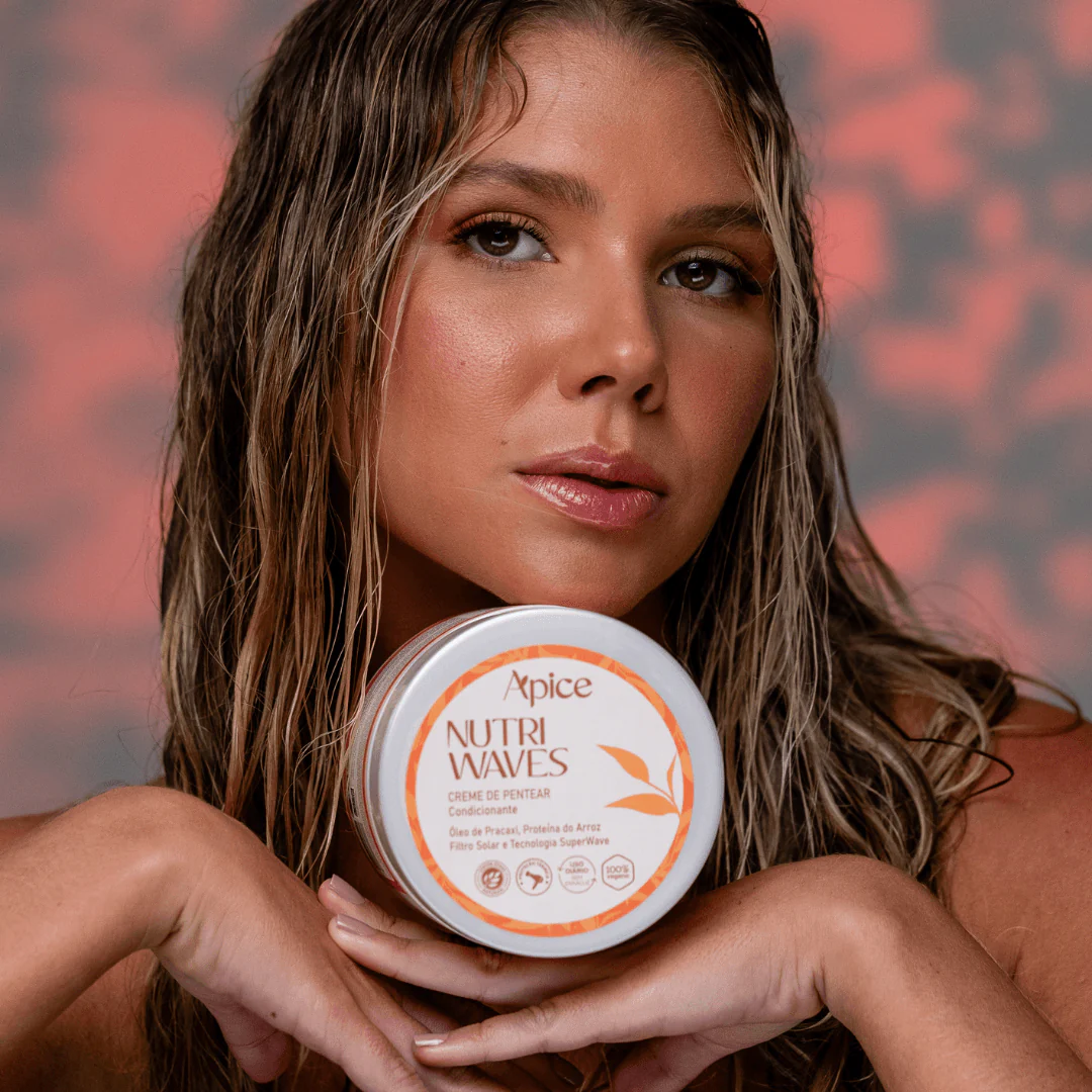 Creme de Pentear Nutri Waves 500g - No Poo / Low Poo - Ação Condicionante - Image 4
