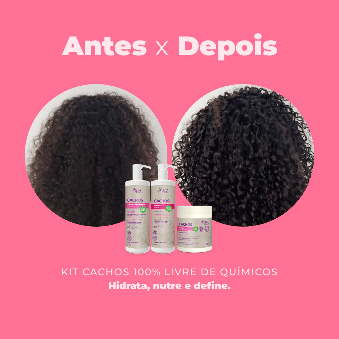 Kitão Cachos - Shampoo, Máscara e Ativador de Cachos (3 itens) - Image 2