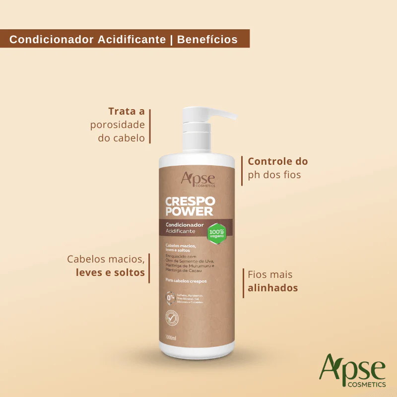 Kitão Crespo Power - Co Wash, Condicionador, Gelatina, Máscara e Creme de Pentear (5 ITENS) - Image 4
