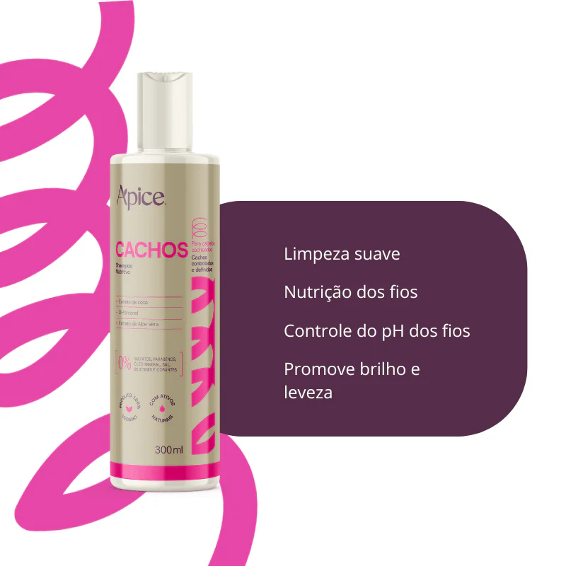 Shampoo Cachos Essence Nutritivo 300ml - Image 3